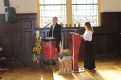 Występ uczennicy I Zespołu Szkół we Wschowie