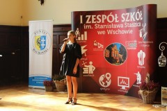 Występ uczennicy I Zespołu Szkół we Wschowie