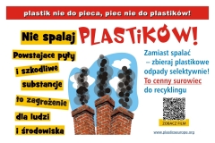 plakat Plastik-nie-do-pieca