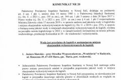 Woda jest przydatna do kąpieli przy Ośrodku Wypoczynkowym "Wratislavia" w Radzyniu