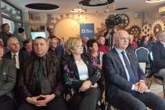 Starosta Wschowski podczas konferencji dot. lasów.