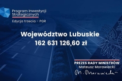 Plakat Rządowego Programu Inwestycji Strategicznych skierowanej do regionów, w których funkcjonowały państwowe gospodarstwa rolne.