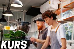 Black Orange Minimalist Barista Workshop Instagram Post - 1