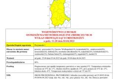 Ostrzeżenie meteorologiczne