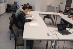 Uczestnicy projektu podczas zajęć