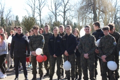 Uczniowie I Zespołu Szkół im. Stanisława Staszica we Wschowie wzięli udział w Biegu Pamięci Żołnierzy Wyklętych –  Tropem Wilczym w Parku Tysiąclecia