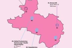 Mapa  Powiatu Wschowskiego