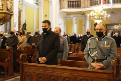 Poseł na Sejm RP Marek Ast oraz Prezes Oddziału Związku Piłsudczyków RP Królewska Wschowa Jan Pabierowski