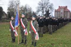 odsłonięcie muralu w I Zespole Szkól im. Stanisława Staszica we Wschowie