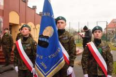 odsłonięcie muralu w I Zespole Szkól im. Stanisława Staszica we Wschowie