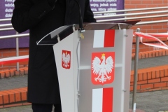 odsłonięcie muralu w I Zespole Szkól im. Stanisława Staszica we Wschowie