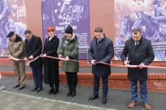 odsłonięcie muralu w I Zespole Szkól im. Stanisława Staszica we Wschowie