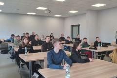 Uczestnicy  turnieju "Młodzież Zapobiega Pożarom"