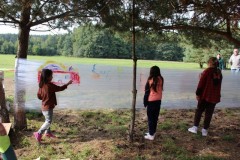 malowanie farbami na folii