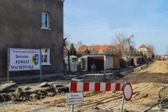 Przebudowa ul. Piłsudskiego od strony ul. Spokojnej.