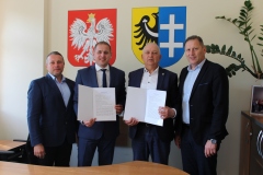 od lewej: Tomasz Urbański, Łukasz Porycki, Waldemar Starosta, Andrzej Ziarek.