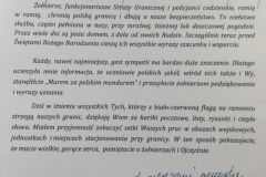 podziękowanie przekazane przez  Ministra Obrony Narodowej Mariusza Błaszczaka