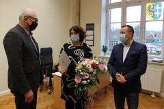 od lewej: Waldemar Starosta, Elżbieta Przygoda, Andrzej Bielawski