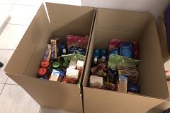 towary żywnościowe oraz artykuły chemii gospodarstwa domowego dla uchodźców z Ukrainy przebywających na naszym terenie