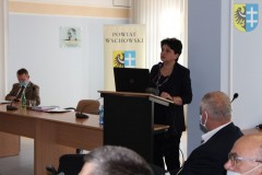 Lubuski Inspektor  Weterynaryjny podczas sprawozdania