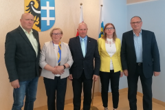 Członkowie Komisji Rolnictwa i Ochrony Środowiska wraz z Przewodniczącym Sejmiku Województwa Lubuskiego..