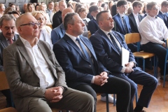 od lewej: Wicestarosta Wschowski Waldemar Starosta, Członek Zarządu Powiatu Wschowskiego Tomasz Urbański, Starosta Wschowski Andrzej Bielawski