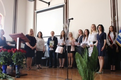 Uroczyste pożegnanie klas maturalnych w I Liceum Ogólnokształcącym z Oddziałami Dwujęzycznymi im. Tomasza Zana we Wschowie.