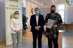 Od lewej: Katarzyna Ciepła-Nowak, Andrzej Bielawski, Beata Pawłowicz