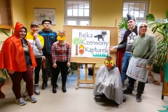 Uczestnicy projektu "Bajkowy świat, który bawi, uczy i wychowuje"