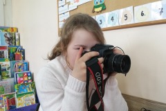 Uczestnicy projektu w trakcie zajęć