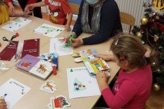 Uczestnicy projektu w trakcie zajęć