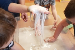 Uczestnicy projektu w trakcie zajęć