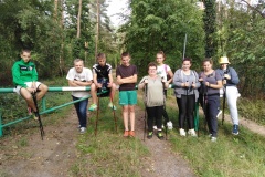 Uczestnicy projektu w trakcie zajęć