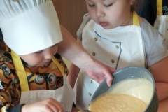 Uczestnicy projektu w trakcie zajęć