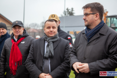 Od prawej Dyrektor PFRON Andrzej Gonia, Starosta Wschowski Andrzej Bielawski