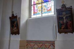 prace konserwatorskie w kościele w Goli