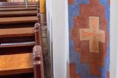 prace konserwatorskie w kościele w Goli