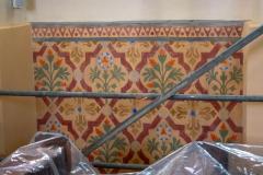 prace konserwatorskie w kościele w Goli