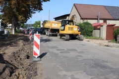 Trwa remont ul. Dworcowej w Szlichtyngowej