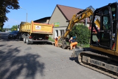 Trwa remont ul. Dworcowej w Szlichtyngowej