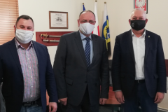 od lewej: Arkadiusz Dąbrowski, Stanisław Tomczyszyn, Waldemar Starosta