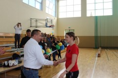 Wręczenie gratulacji dla przedstawicieli Urzędu Miasta i Gminy Szlichtyngowa