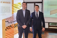 spotkanie dyrektora z przedstawicielem KGHM