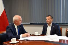 od lewej: Wojewoda Lubuski Władysław Dajczak, Starosta Wschowski Andrzej Bielawski