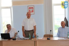 Wicestarosta Wschowski Waldemar Starosta przywitał zaproszonych gości