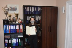 Laureatka stypendium Prezesa Rady Ministrów