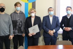 Od lewej: Piotr Działakowski, Gabriel Dziełakowski, Małgorzata Gośniowska-Kola, Andrzej Bielawski,Piotr Wieland