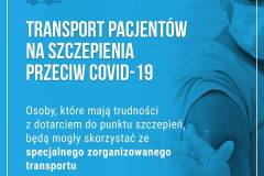 plakat Transport na szczepienie