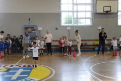 Przedszkolaki w trakcie zawodów