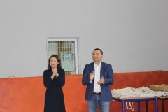 Od lewej Dyrektor SOSW we Wschowie Lucyna Kowalczykowska i Starosta Wschowski Andrzej Bielawski